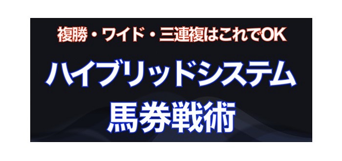 ハイブリッドシステム馬券戦術のトップ画像